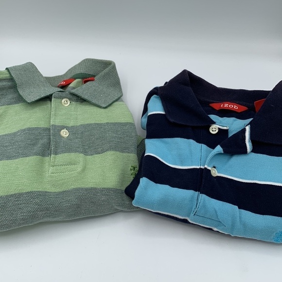 Two Izod Polo shirt sleeve shirts, Size Small, good condition. Great price - Picture 1 of 9